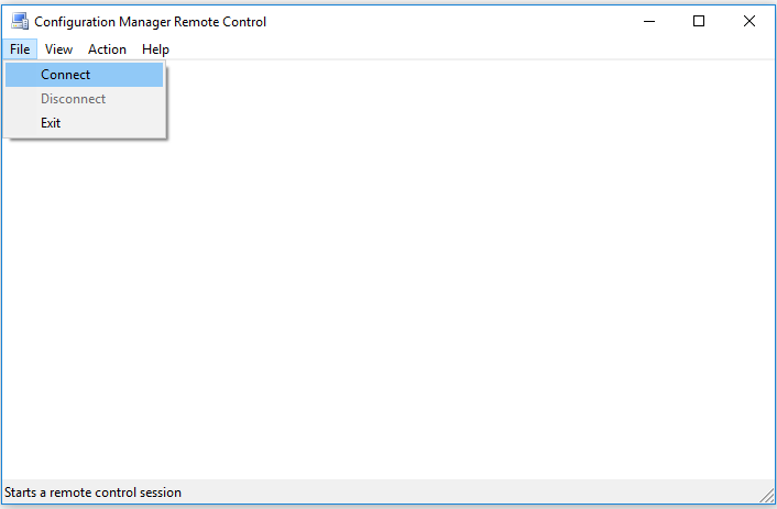 config manager remote control viewer